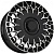 Фото колесного диска FF KF54 7x17 4*100 ET40 DIA73.1 Black Polish Литой