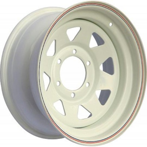 Фото колесного диска Off Road Wheels Toyota 8x16 5*150 ET-13 DIA113.1 White Штампованный