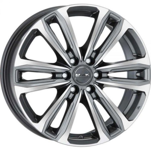 MAK Safari 6 7.5x17 6*114.3 ET45 DIA66.1 Gunmetal Mirror Face Литой