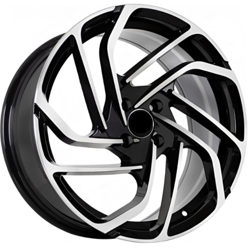 Фото колесного диска FF FBX104 7x16 5*100 ET35 DIA73.1 Black Machined Face Литой