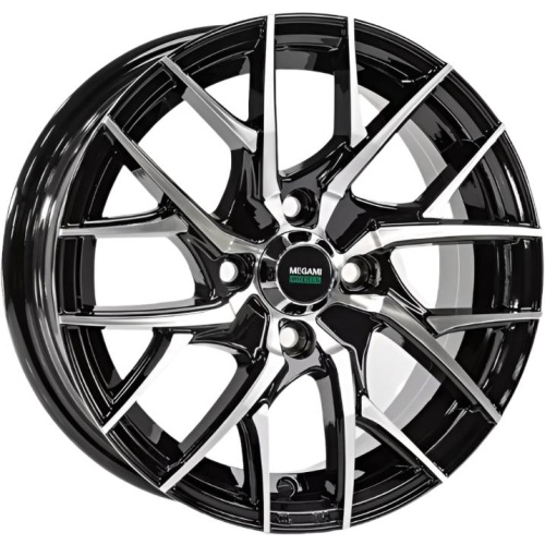 Megami MGM-12 5.5x14 4*100 ET35 DIA60.1 BKF Литой