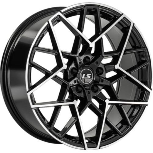 Фото колесного диска LS 1384 8.5x19 5*112 ET25 DIA66.6 BKF Литой