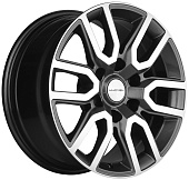 Khomen KHW 1723 8x17 6*139.7 ET25 DIA106.1 F-Silver Литой