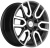 Khomen KHW 1723 8x17 6*139.7 ET50 DIA92.5 Black Литой