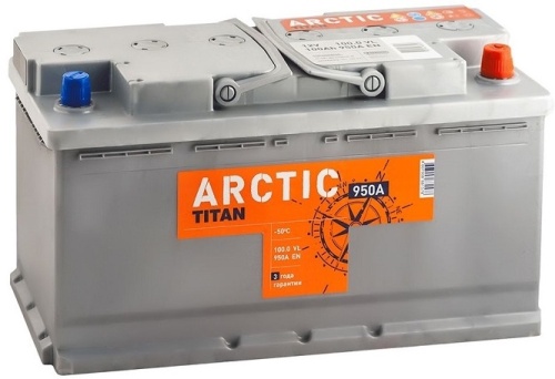 Фото аккумулятора АКБ ТИТАН 6СТ-100 Arctic пп