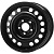 Фото колесного диска KFZ 8010 6x15 5*110 ET43 DIA65.1 Black Штампованный