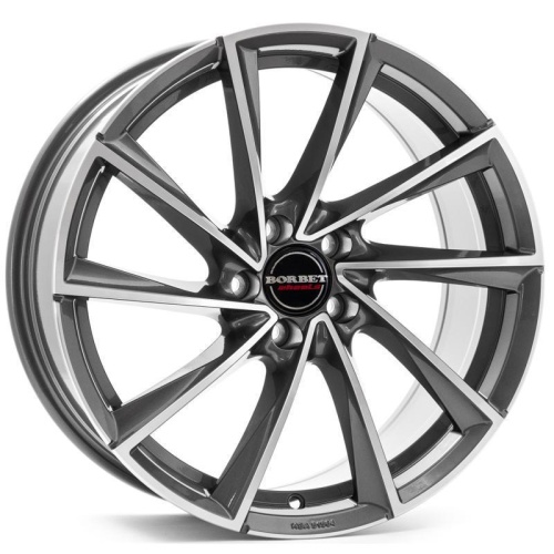 Borbet VTX 7.5x19 5*112 ET30 DIA66.6 Graphite polished Литой