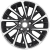 Khomen KHW 1804 7.5x18 5*112 ET45 DIA57.1 Black-FP Литой