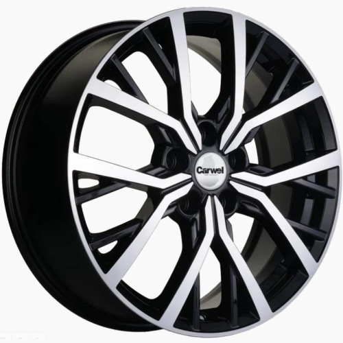 Carwel Тур 7x18 5*114.3 ET38 DIA67.1 BL Литой