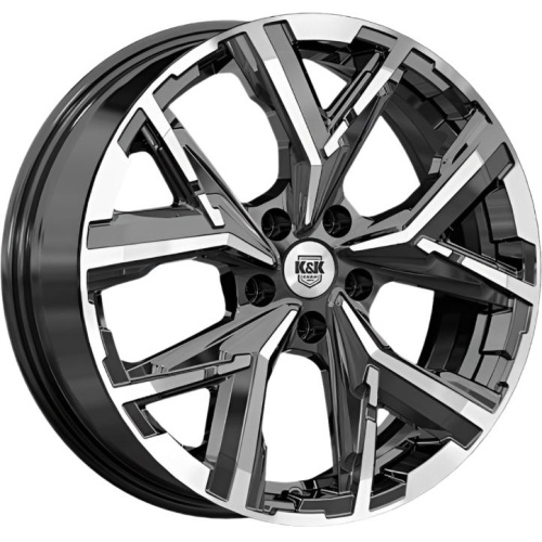 Фото колесного диска K&K Айона 6.5x18 5*114.3 ET40 DIA66.1 Алмаз черный Литой
