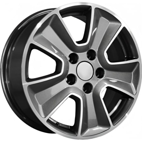 Фото колесного диска Khomen KHW 1601 6.5x16 5*114.3 ET46 DIA67.1 Gray-FP Литой