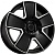 Фото колесного диска Kipardo KF61 7.5x17 4*100 ET40 DIA73.1 Gloss Black Machined Face Литой