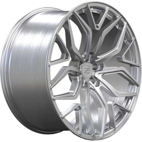 Z-Performance ZP01 8.5x20 5*120 ET25 DIA66.1 Silver Brushed Кованый