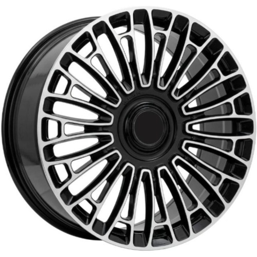 Фото колесного диска Brixton Li9 Style 2 2024 9x22 5*120 ET40 DIA62.5 Gloss Black Face Кованый