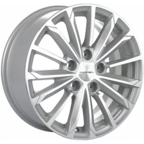 Фото колесного диска Khomen KHW 1611 6.5x16 5*114.3 ET44 DIA67.1 F-Silver-FP Литой