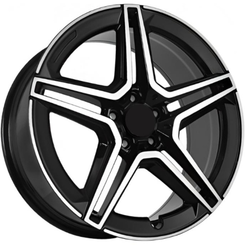 Фото колесного диска FF FBX142 8.5x19 5*112 ET40 DIA66.6 Black Machined Face Литой