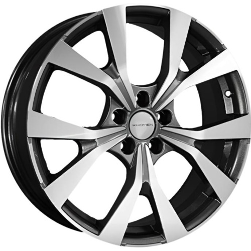 Фото колесного диска Khomen KHW 1906 7x19 5*108 ET45 DIA65.1 Gray-FP Литой