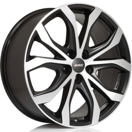 Alutec W10X 8x18 5*127 ET53 DIA71.6 Racing black front polished Литой