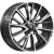 Диск K&K КР010 7.5x18 5*114.3 ET45 DIA67.1 Алмаз черный Литой Фото колесного диска K&K КР010 7.5x18 5*114.3 ET45 DIA67.1 Алмаз черный Литой