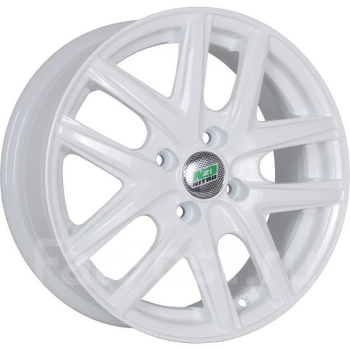 N2O Y4925 6x15 5*105 ET39 DIA56.6 White Литой