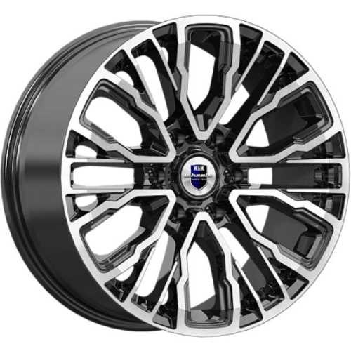K&K Кортес 8.5x19 6*139.7 ET36 DIA100.1 Алмаз черный Литой