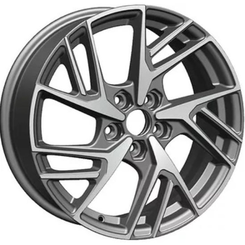 Khomen KHW 1722 6.5x17 5*114.3 ET45 DIA67.1 Gray-FP Литой