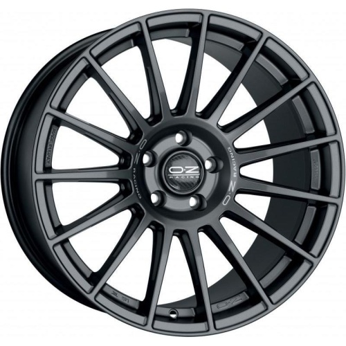OZ Superturismo Dakar 10x20 5*130 ET48 DIA71.6 Matt Graphite Silver Lettering Литой