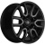 Khomen KHW 1723 8x17 6*139.7 ET50 DIA92.5 Black Литой
