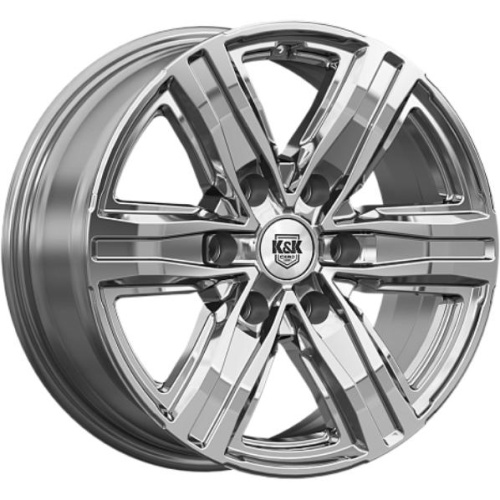 Фото колесного диска K&K R8 7.5x17 6*114.3 ET45 DIA66.1 Дарк платинум Литой